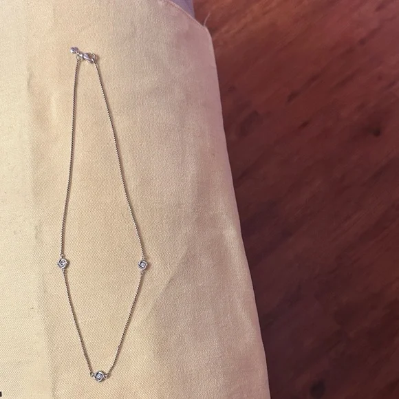 David Yurman Diamond Infinity Necklace in Sterling Silver (0.33 CTW) - Picture 4 of 4